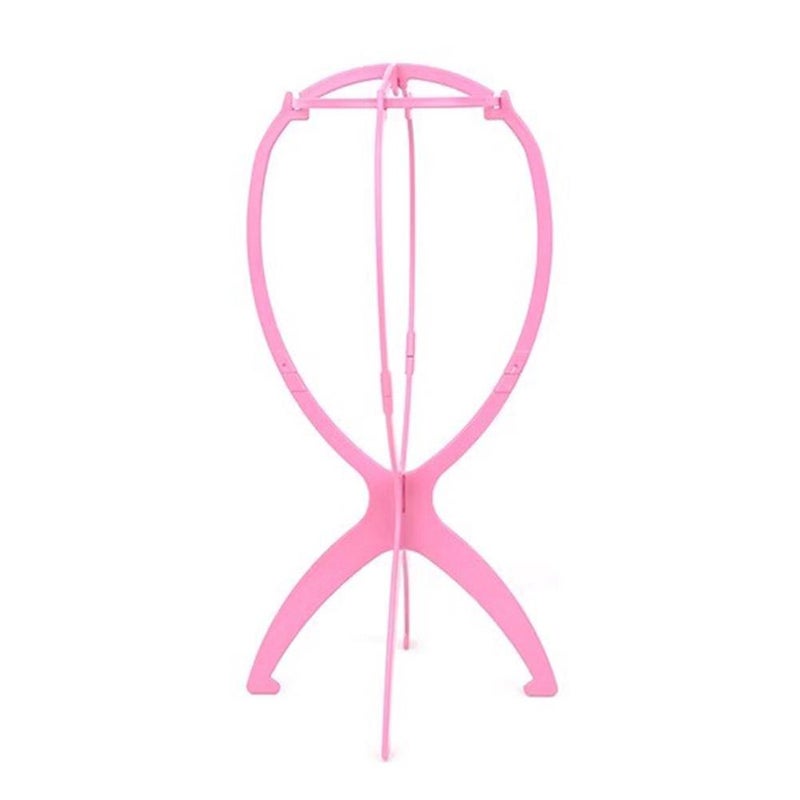 Detachable wig holder, wig styling and fixing base, plastic head cover support frame, folding wig rack